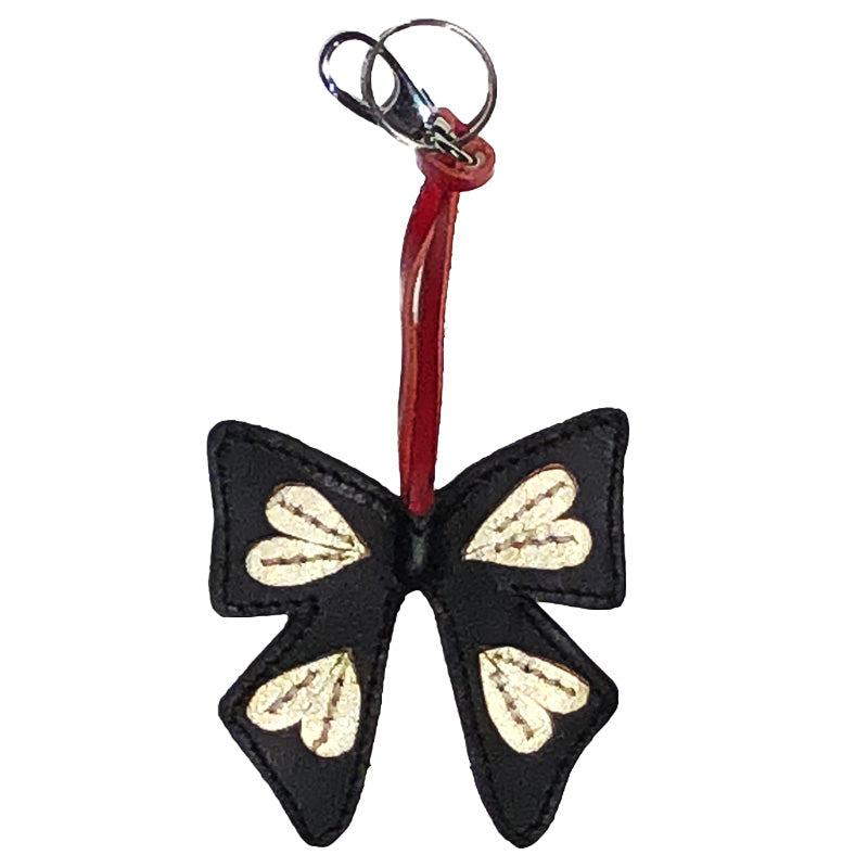 Butterfly Key Ring Purse Hook - Keychains & Accessories - Pewter